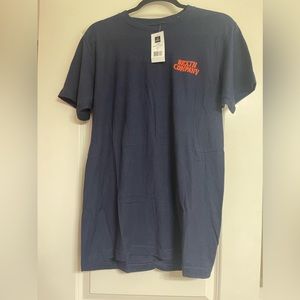 Brixton Navy Short Sleeve Size Med